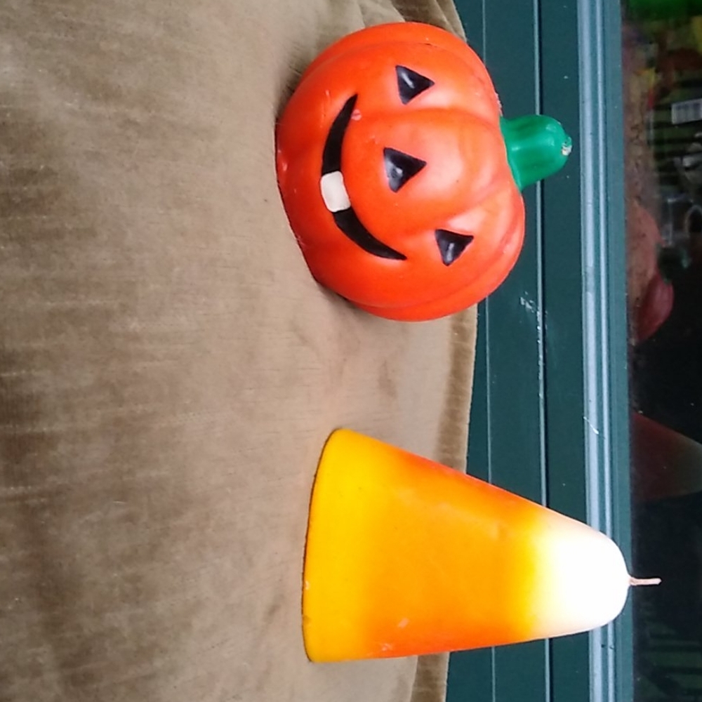 Brand new Jack O Lantern and Candy Corn Candles